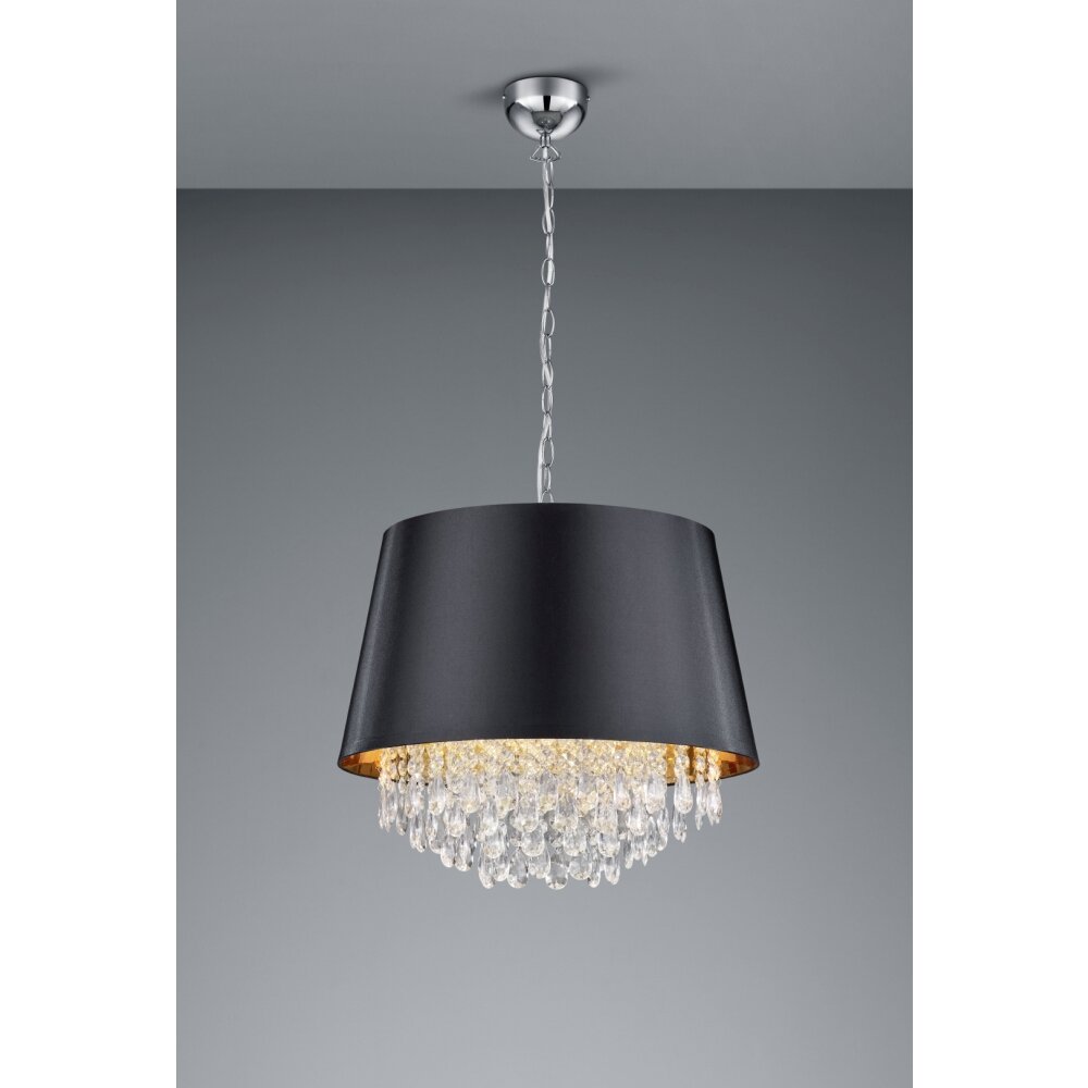 Trio-Leuchten Loreley Lampada a Sospensione Cromo, 3-Luci main product photo