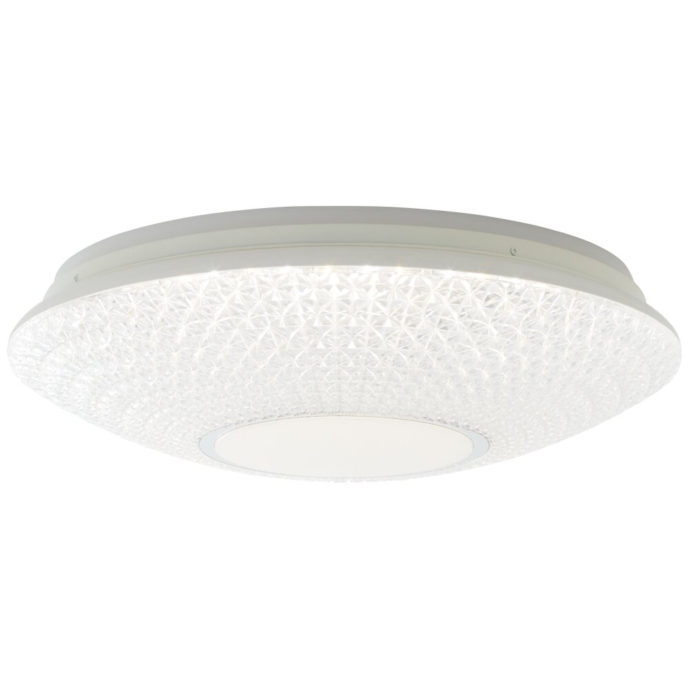 Brilliant Lucian Plafoniera LED Bianco, 1-Luce, Telecomando, Cambia colore main product photo
