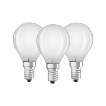 Osram LED E14 4,5 Watt 2700 Kelvin 470 Lumen Confenzione da 3