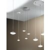 Fabas Luce Hale Lampada a Sospensione LED Bianco, 3-Luci