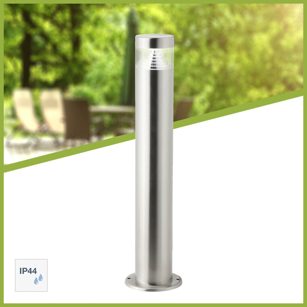 Brilliant Avon Lampada da terra per esterno LED Acciaio inox, 1-Luce