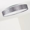 Liared Plafoniera LED Nichel opaco, 1-Luce