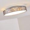 Liared Plafoniera LED Nichel opaco, 1-Luce