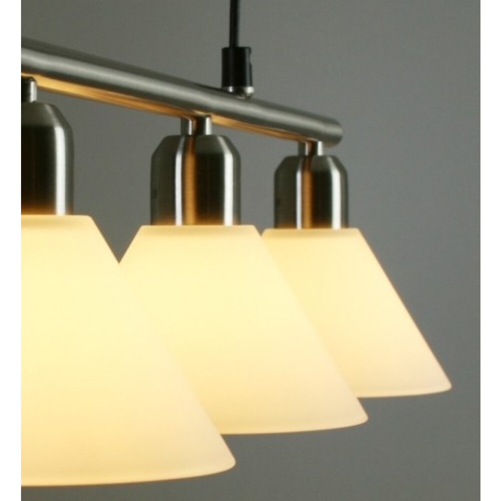 Trio 3751 Lampada a sospensione Acciaio inox, Nichel opaco, 3-Luci main product photo