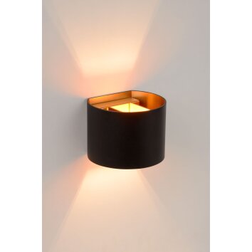 Lucide XIO Applique Nero, 1-Luce