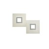 Grossmann Karree Applique LED Titanio, 2-Luci