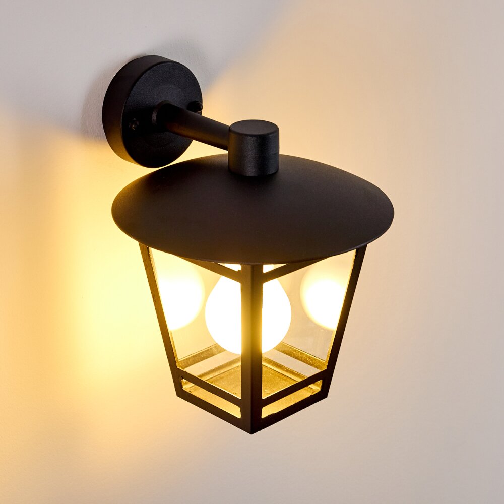 Siera Applique da esterno Nero, 1-Luce