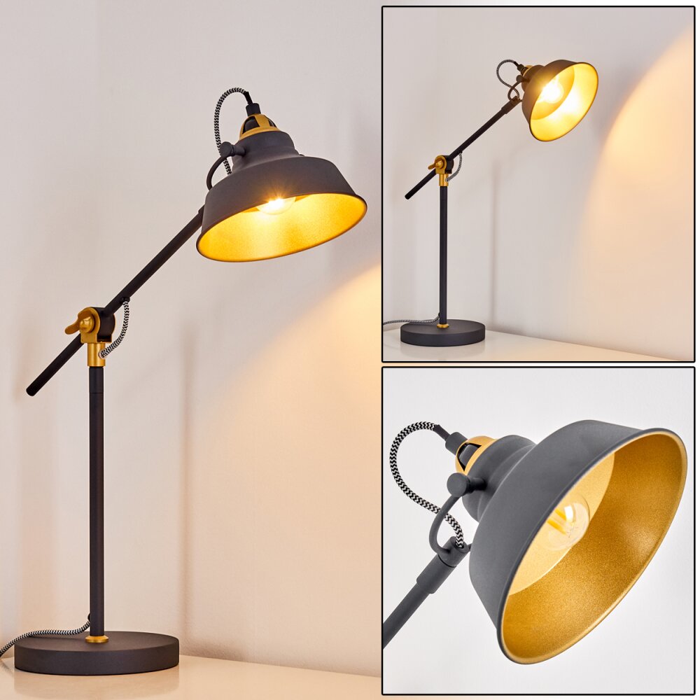 Luven Lampada da Tavolo Nero, 1-Luce, Telecomando main product photo