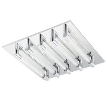 Eglo VELARDE Plafoniera LED Cromo, 5-Luci