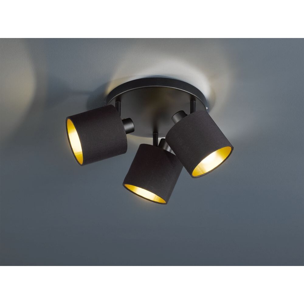 Reality TOMMY Faretto Nero, 3-Luci main product photo