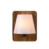 Lucide IDAHO Applique Legno scuro, 1-Luce