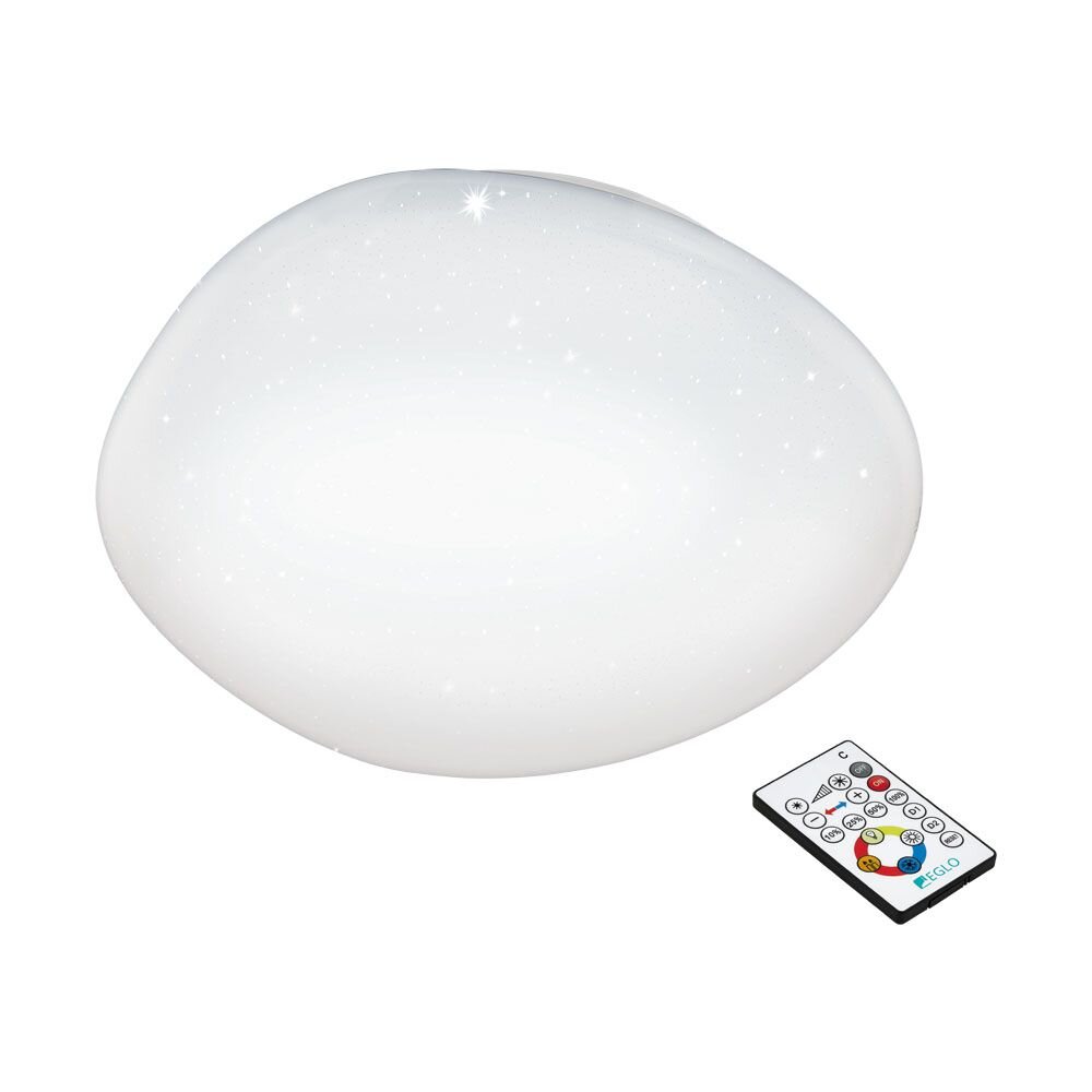 Eglo SILERAS Plafoniera LED Bianco, 1-Luce, Telecomando main product photo