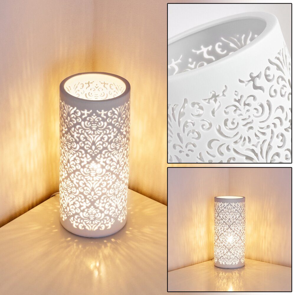 Aberjona Lampada da Tavolo Bianco, 1-Luce main product photo