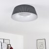 Fremont Plafoniera LED Grigio, 1-Luce