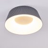 Fremont Plafoniera LED Grigio, 1-Luce
