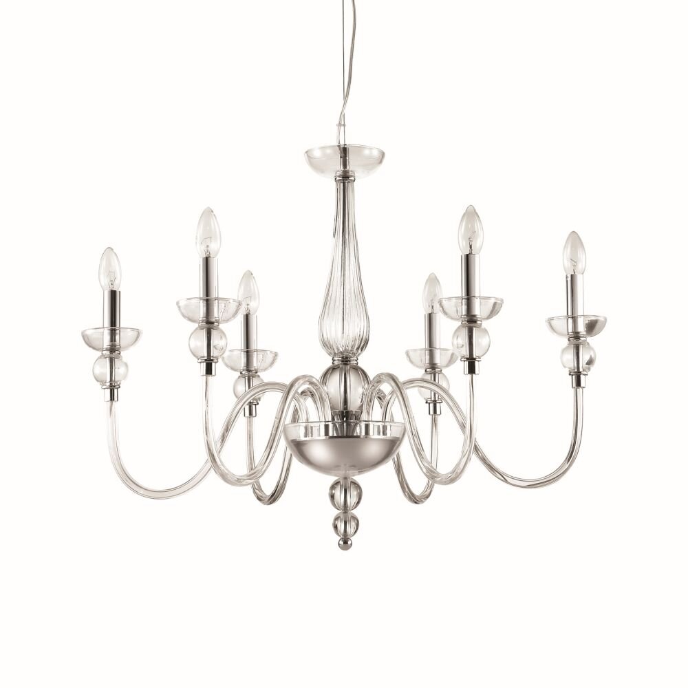 Ideal Lux DOGE Lampadario a sospensione Cromo, 6-Luci main product photo