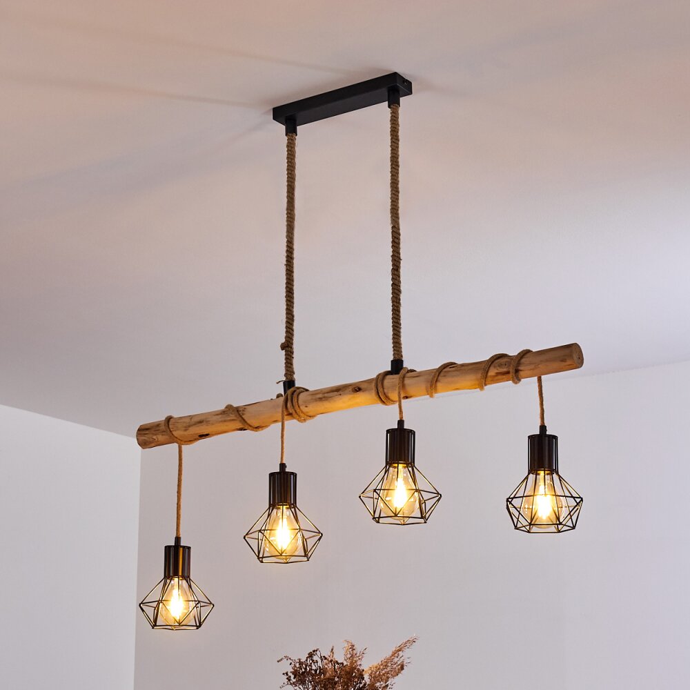 Paulmann 79751 Lampada A Sospensione Neordic Nordin E27 - Design Nero E Rame Opaco - Stile Scandinavo