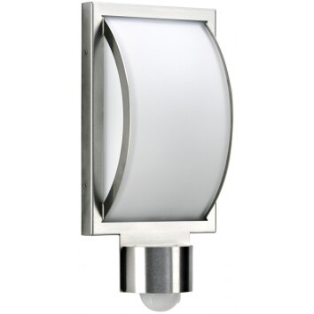 Albert 6391 Applique per esterno con Sensore LED Acciaio inox, 1-Luce, Sensori di movimento