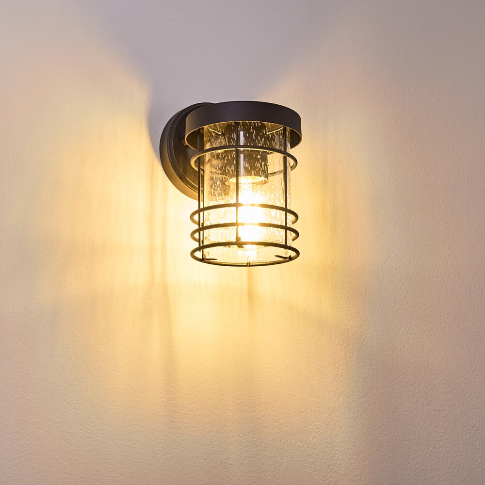 Applique da esterno Bjerndrup Nero, 1-Luce