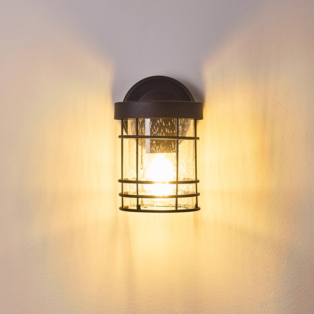 Applique da esterno Bjerndrup Nero, 1-Luce