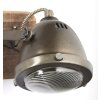 Brilliant Carmen Wood Faretto da parete Acciaio inox, 1-Luce