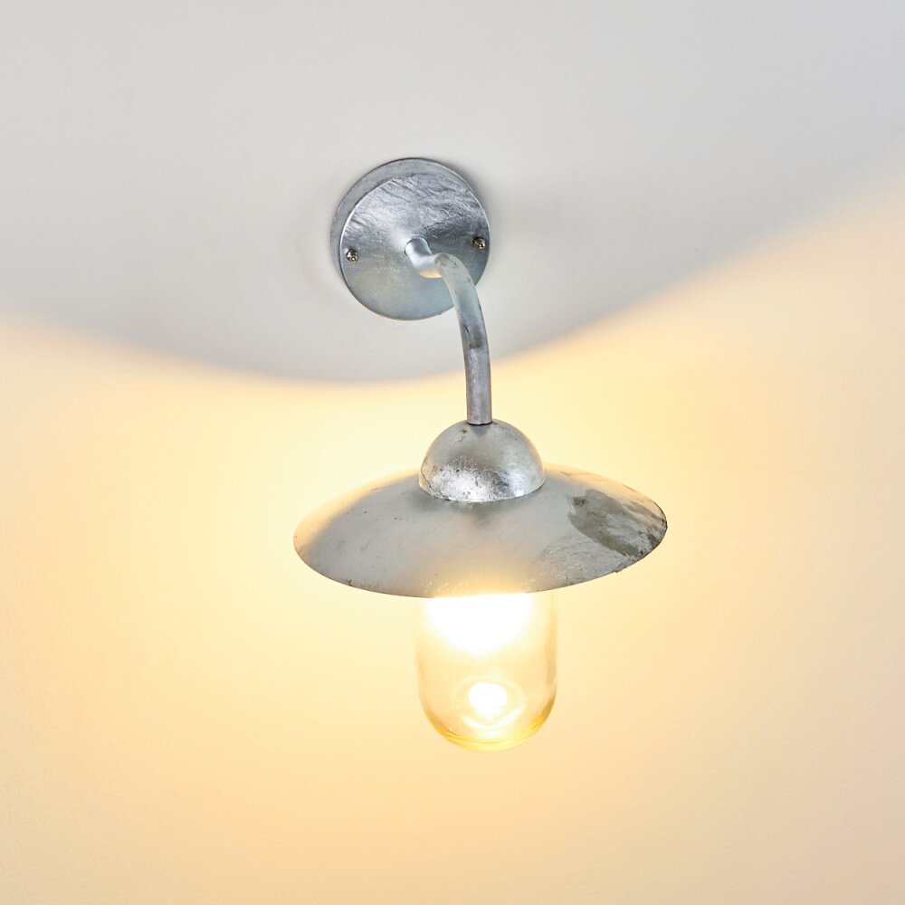 Maidiswil Applique da esterno Argento, 1-Luce