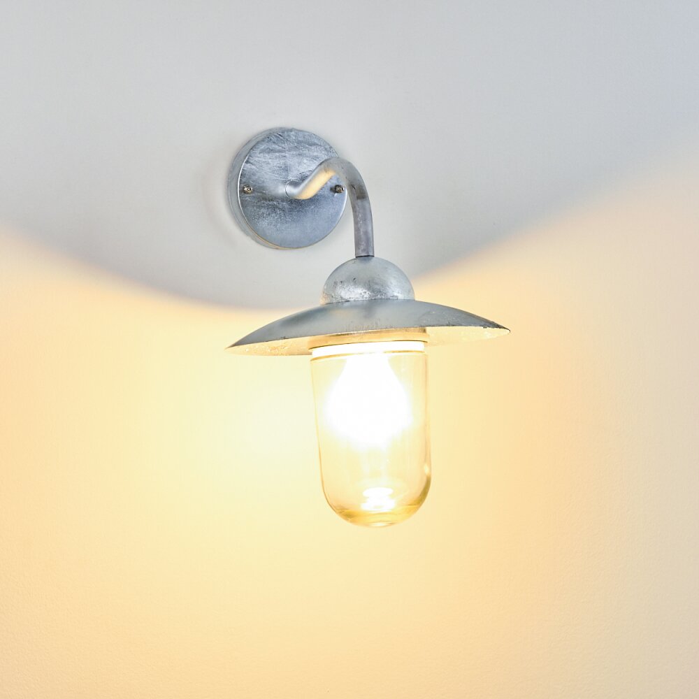 Maidiswil Applique da esterno Argento, 1-Luce