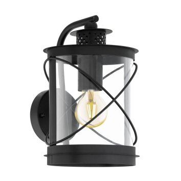 Eglo HILBURN Applique Nero, 1-Luce