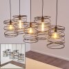 Hoenkoop Lampadario a sospensione Grigio, Nero, 5-Luci