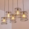 Hoenkoop Lampadario a sospensione Grigio, Nero, 5-Luci