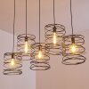 Hoenkoop Lampadario a sospensione Grigio, Nero, 5-Luci