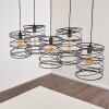 Hoenkoop Lampadario a sospensione Grigio, Nero, 5-Luci