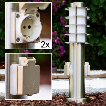 Tunes Lampada con piedistallo Acciaio inox, 1-Luce