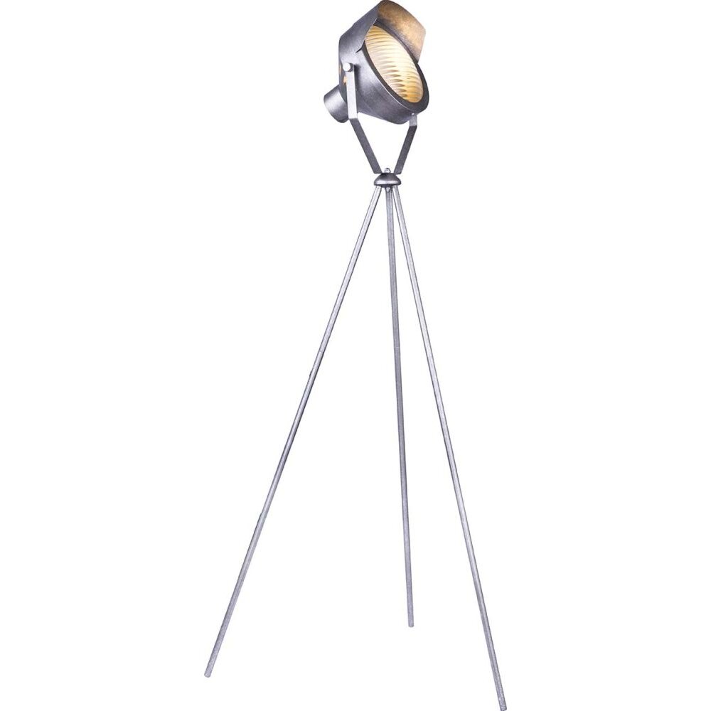 Globo FLORIN Lampada da terra Grigio, Argento, 1-Luce main product photo