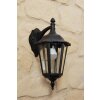 Konstsmide FIRENZE Applique per esterno Nero, Trasparente, chiaro, 1-Luce