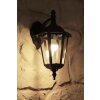 Konstsmide FIRENZE Applique per esterno Nero, Trasparente, chiaro, 1-Luce