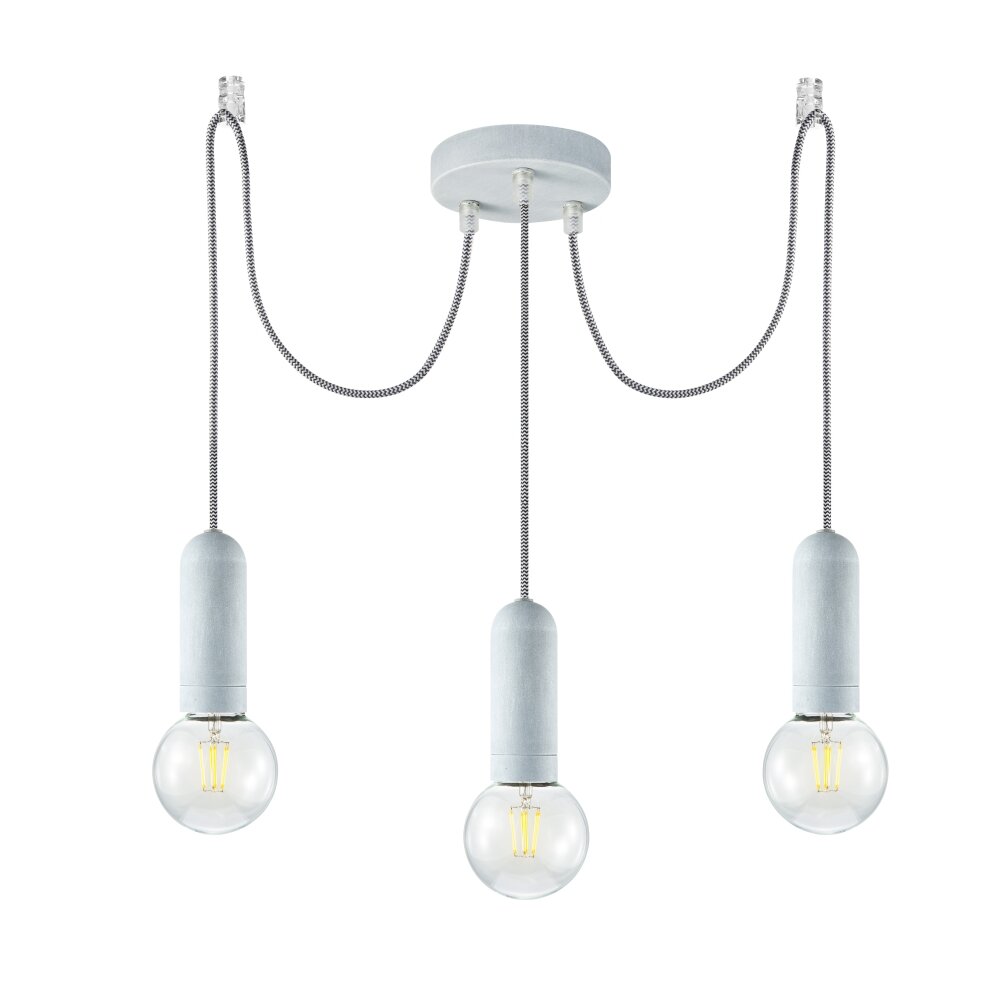 Leuchten Direkt TURN ME Lampada a Sospensione Effetto pietra, 3-Luci main product photo
