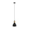 Eglo GILWELL Lampadario a sospensione Brunito, Nero, 1-Luce