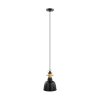 Eglo GILWELL Lampadario a sospensione Brunito, Nero, 1-Luce