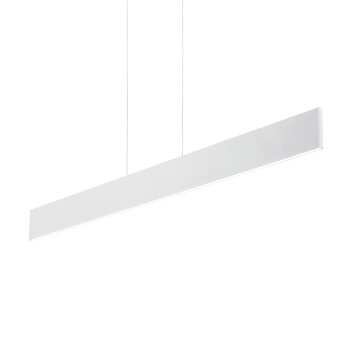 Ideal Lux DESK Lampadario a sospensione LED Bianco, 1-Luce