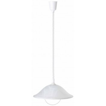 Brilliant Freya Lampada a Sospensione Bianco, 1-Luce