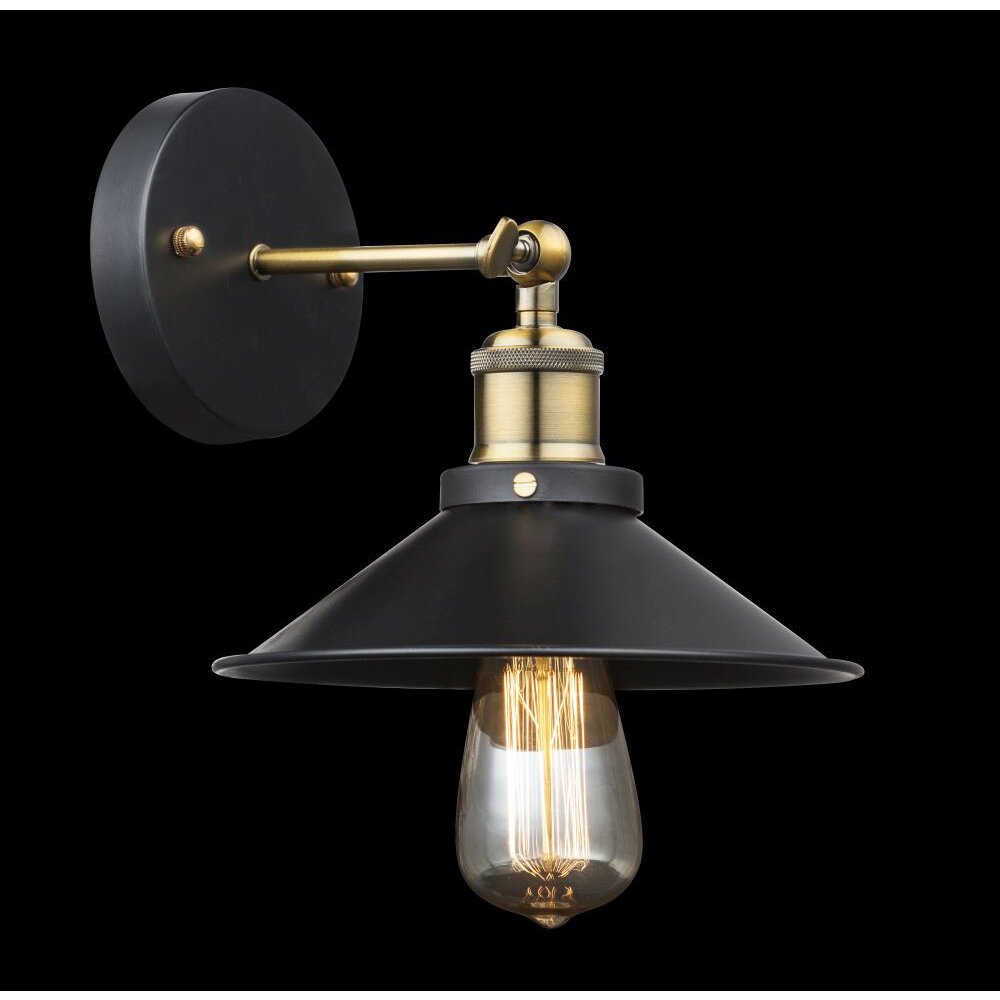 Globo Applique Nero, 1-Luce main product photo
