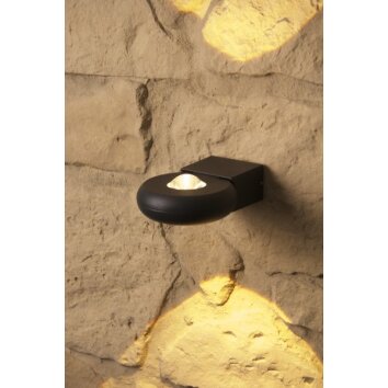 Trio TIGRIS Applique per esterno LED Nero, 2-Luci