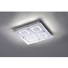 Leuchten Direkt LISA Plafoniera LED Cromo, 1-Luce