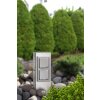 Illuminazione LCD Fellbach Presa elettrica per esterno Acciaio inox