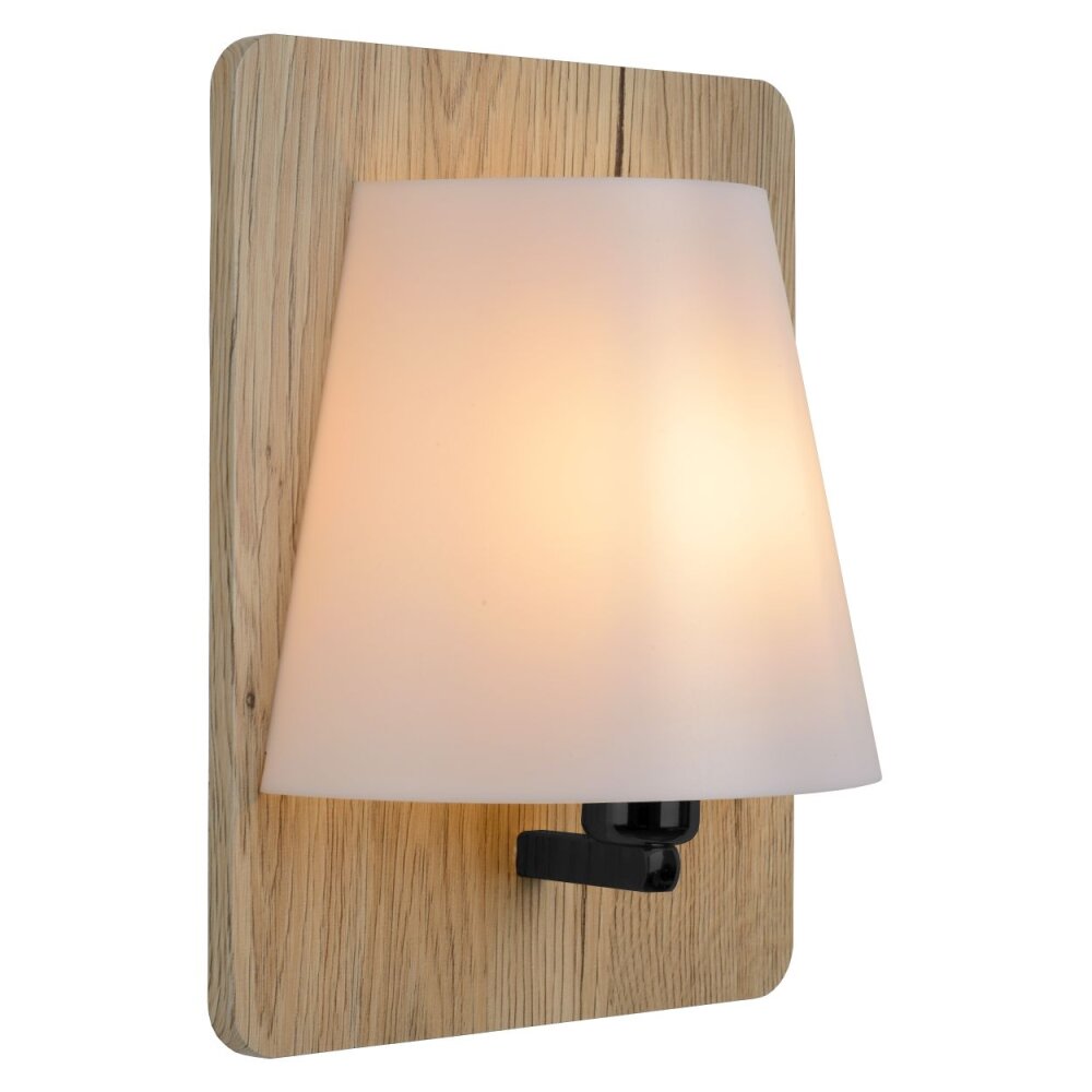 Lucide IDAHO Applique Legno scuro, 1-Luce main product photo
