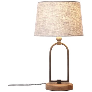 Brilliant Sora Lampada da Tavolo Beige, 1-Luce