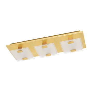 Eglo VICARO Plafoniera LED Oro, 3-Luci