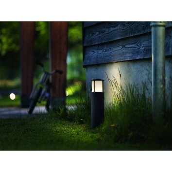 Philips Stock Lampada con piedistallo LED Antracite, 1-Luce