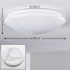 Brighton Star Plafoniera LED Bianco, 1-Luce, Telecomando, Cambia colore